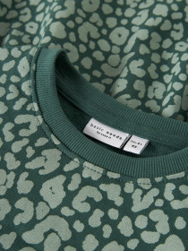 NAME IT Sweatkjole Viluba Bistro Green Green Leo